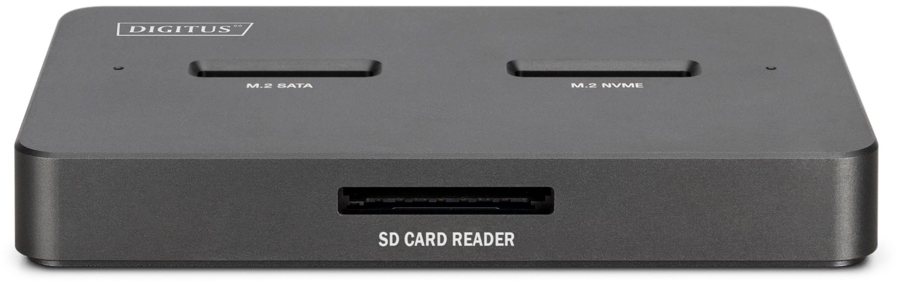 Док-станція DIGITUS USB-C > 2xSATA SSD/SD (DA-71546-1)фото