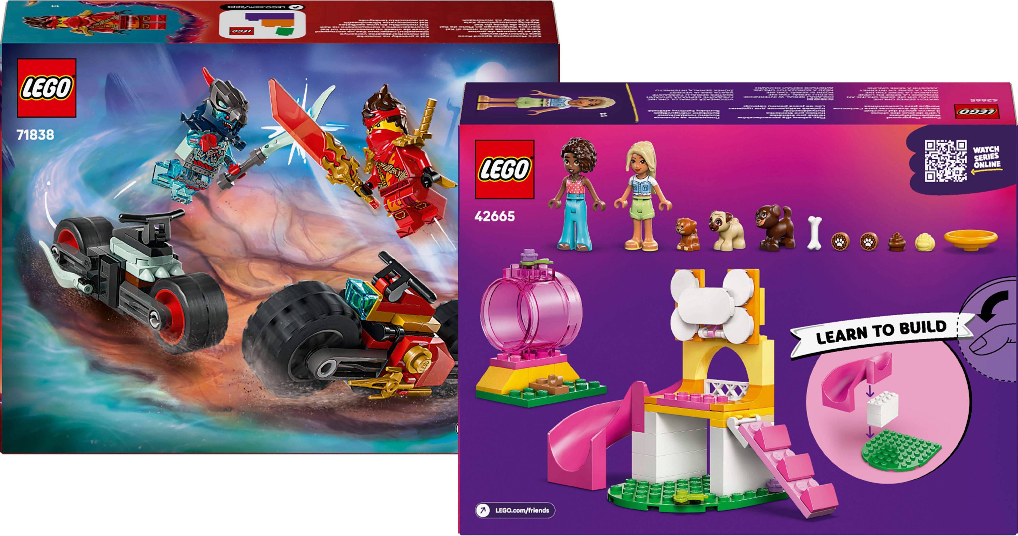 Комплект LEGO 71838 Ninjago Скоростная гонка Кая + LEGO 42665 Игровая площадка для щенков V29 LEGO Friends фото 17