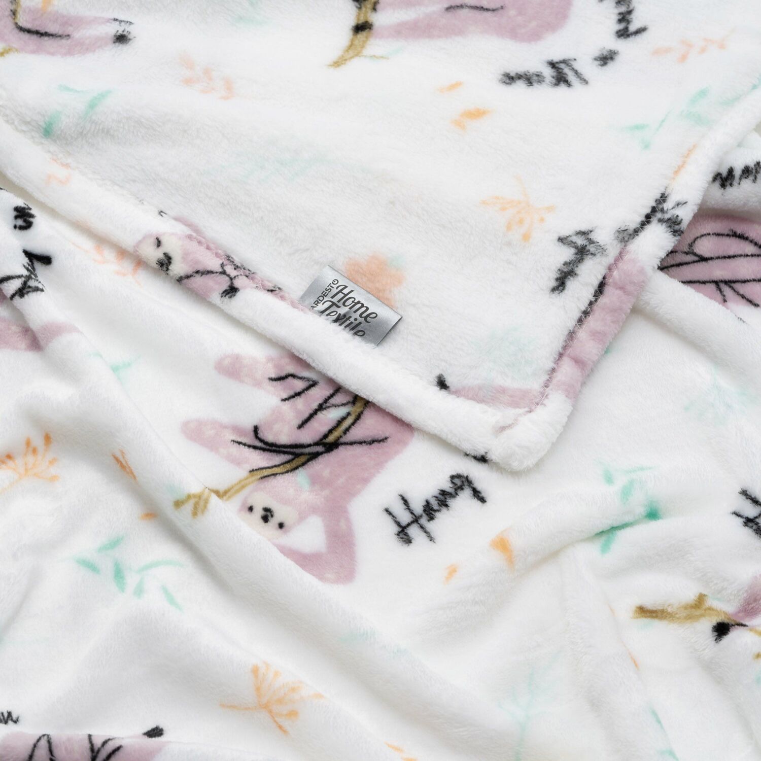 Набор пледов ARDESTO Christmas 160х200см имбирные домики, ленивцы (ART0121PB_ART0115PB) фото