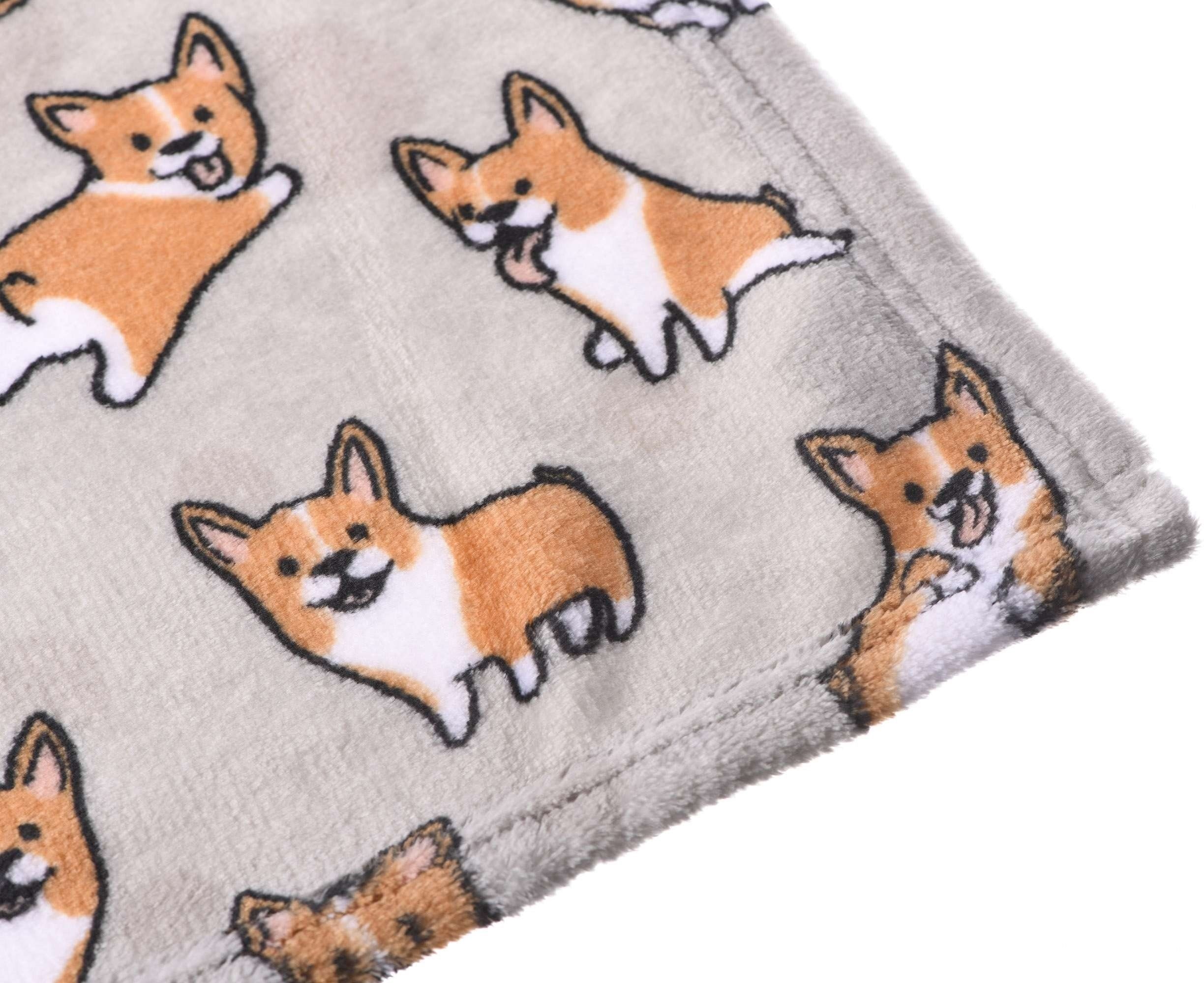 Набор пледов ARDESTO Flannel 160х200см корги, котики (ART0109P_ART0108PB) фото 13