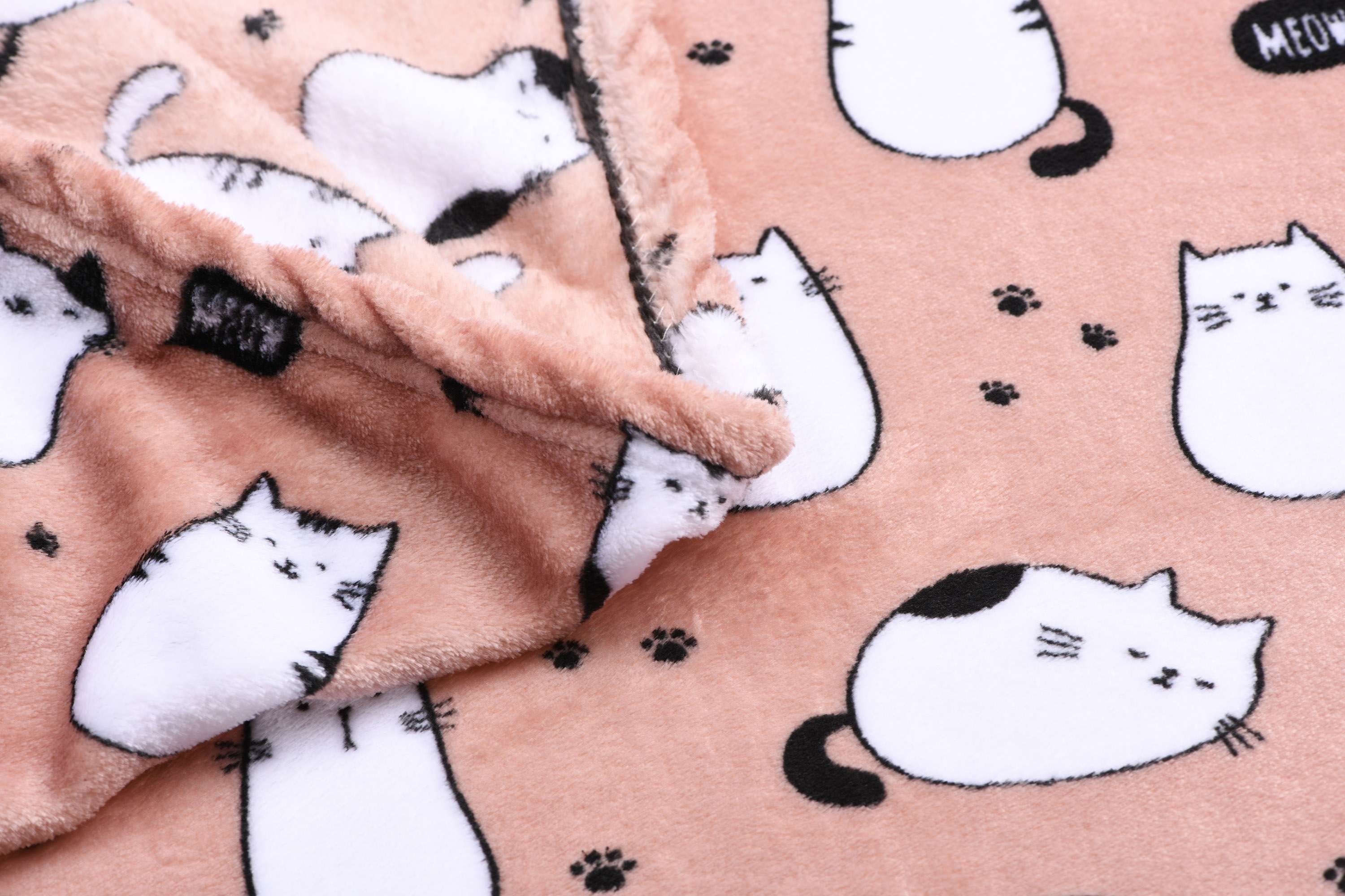 Набор пледов ARDESTO Flannel 160х200см корги, котики (ART0109P_ART0108PB) фото 16