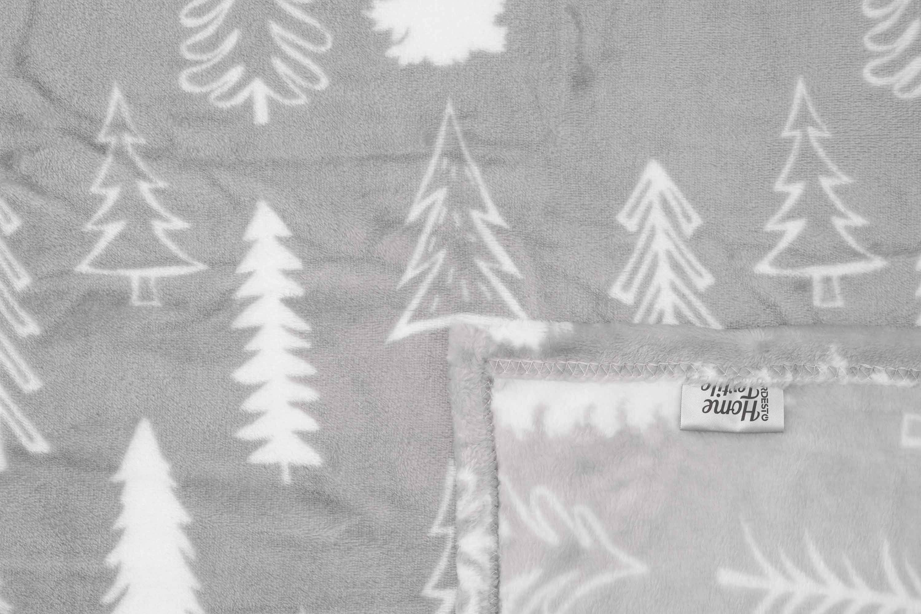 Набор пледов ARDESTO Christmas 160х200см имбирные домики,елки (ART0121PB_ART0110PB) фото 18