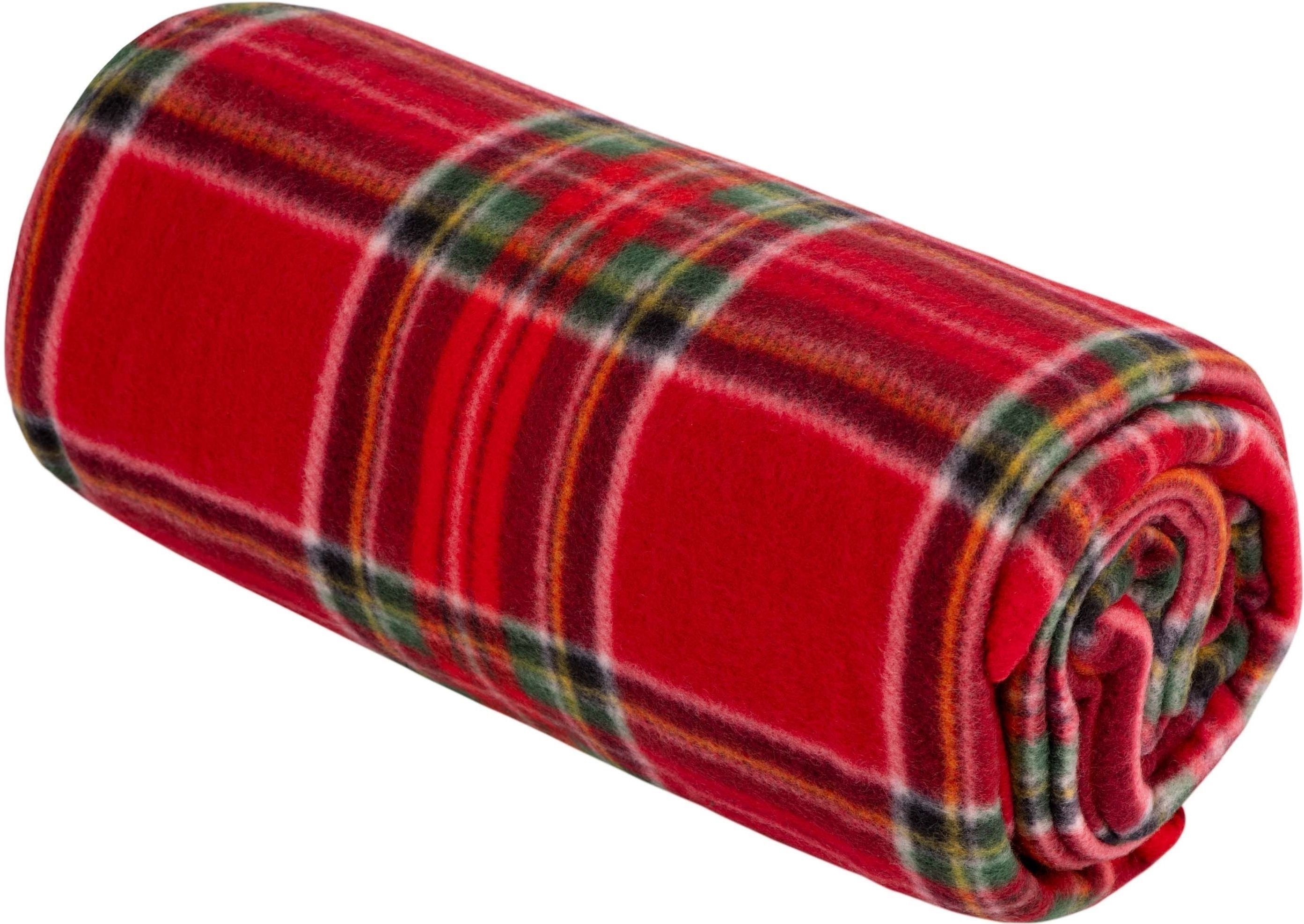 Набор пледов ARDESTO Fleece 130x160см, красный, зеленый (ART0717PB_ART0718PB) фото 8