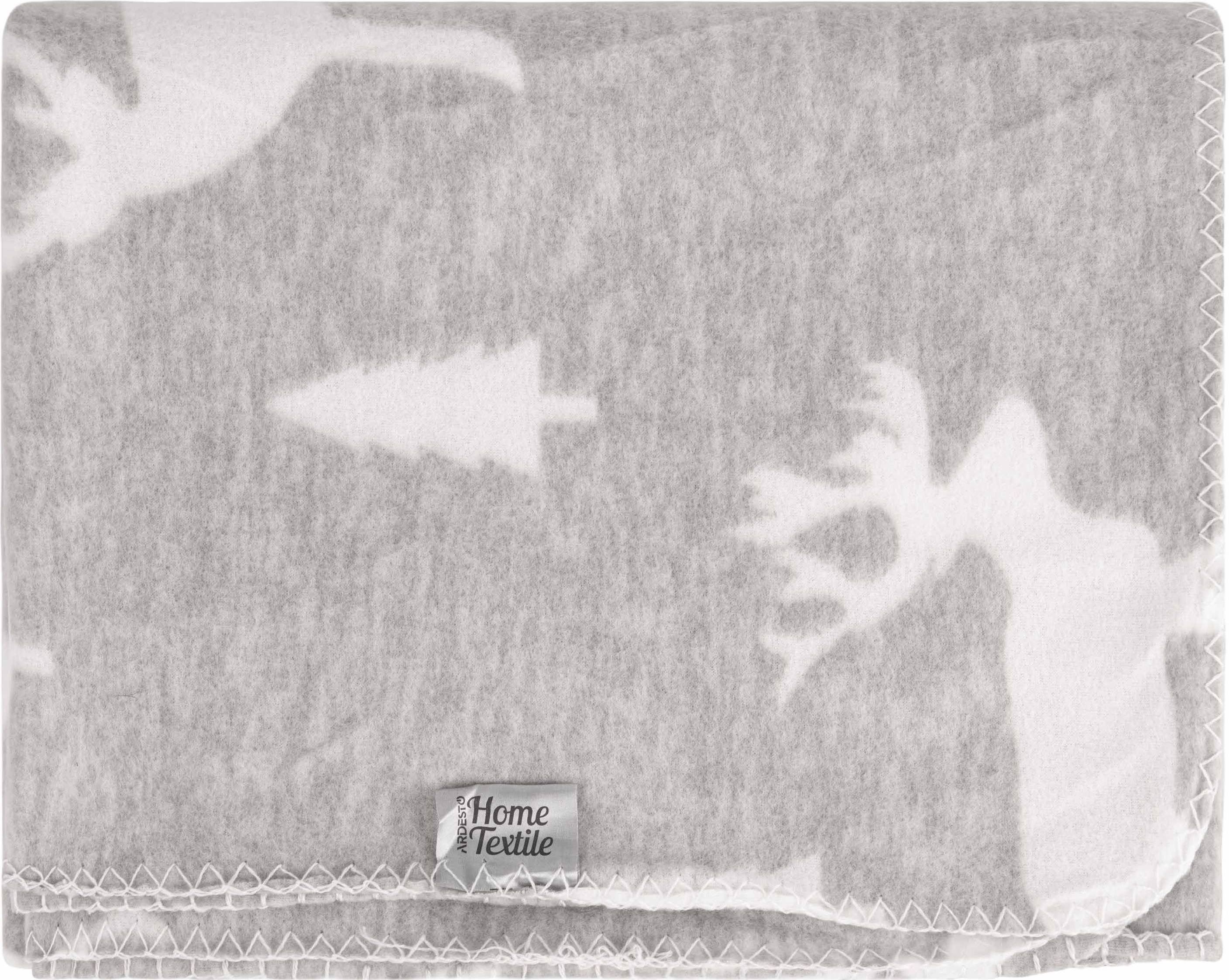 Набор пледов ARDESTO Fleece 130x160см,заснеженные елки, олени (ART0715PB_ART0716PB) фото 18