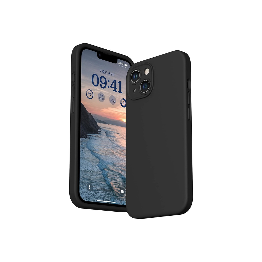 Силиконовый чехол BeCover для Apple iPhone 13 Black (BC_707147) фото2