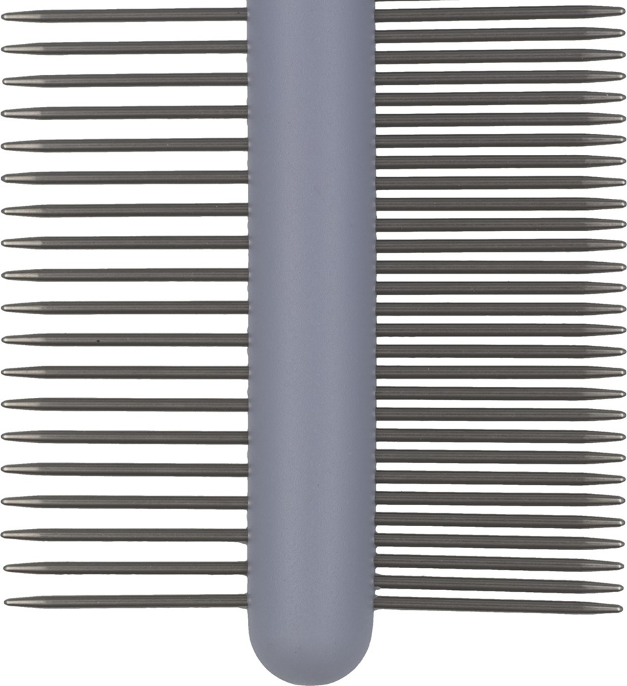 Расческа двухсторонняя AnimAll для вычесывания шерсти всех пород собак и кошек фото 4