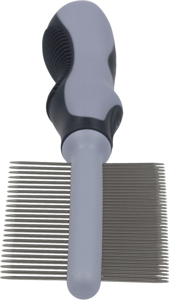 Расческа двухсторонняя AnimAll для вычесывания шерсти всех пород собак и кошек фото 3