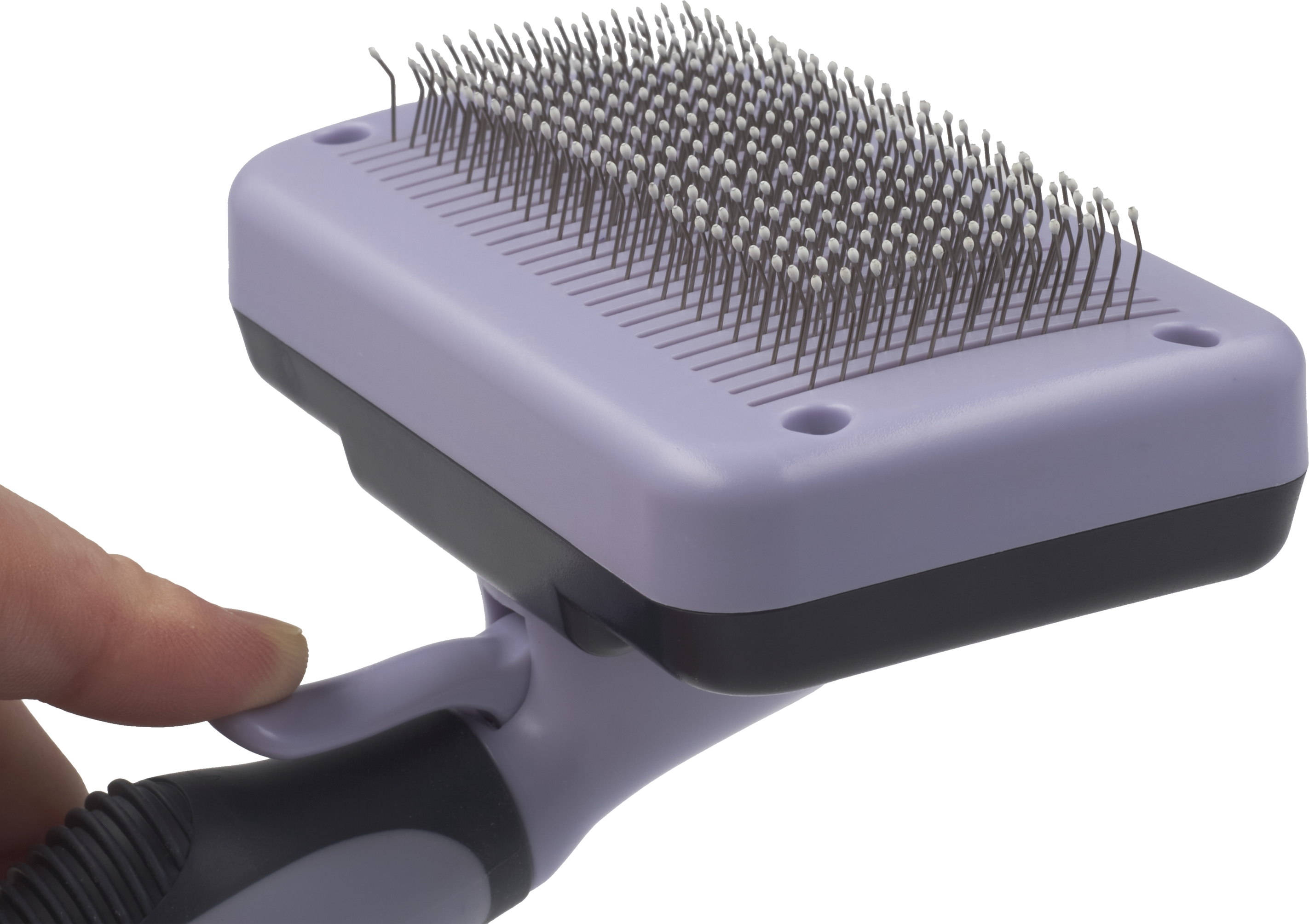 Щітка - пуходерка AnimAll Самоочисна для вичісування шерстіфото10