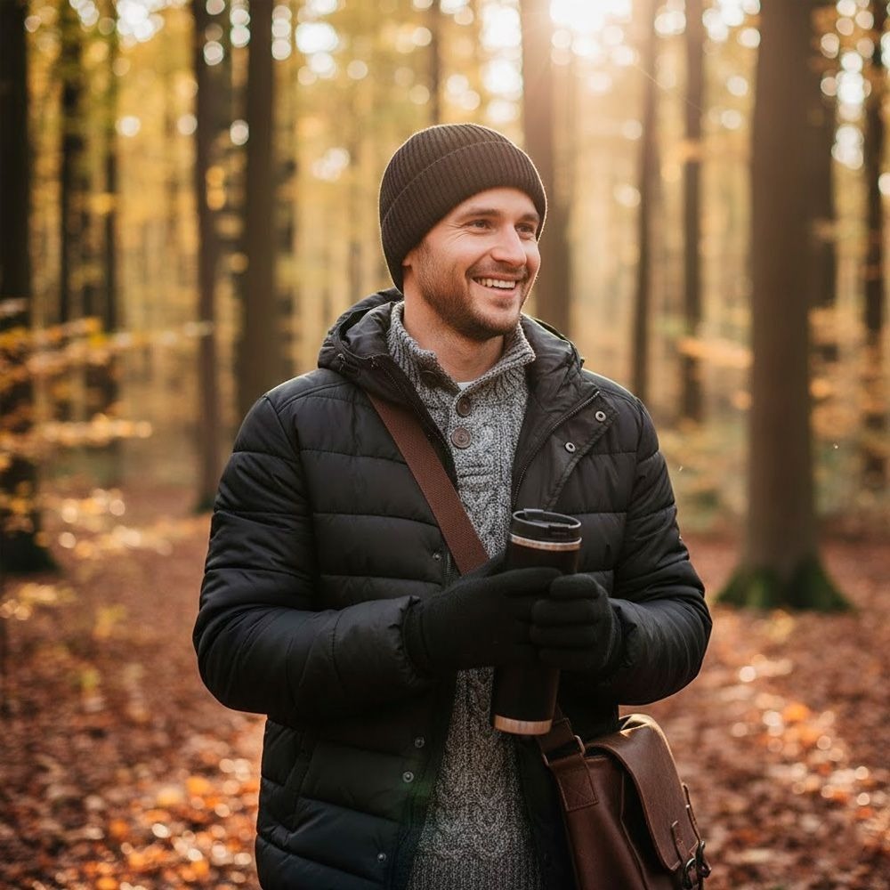 Шапка Cofee wrap beanie 3030.3 CO One size черный фото 2