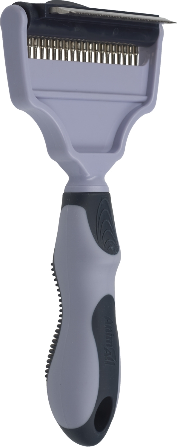 Дешеддер AnimAll 2 в 1 для вичісування шерсті довгошерстих порід собакфото7