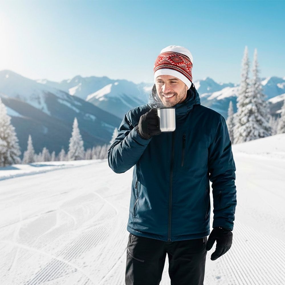 Шапка Cofee UA5500.06 One size белый/красный/черный фото 2