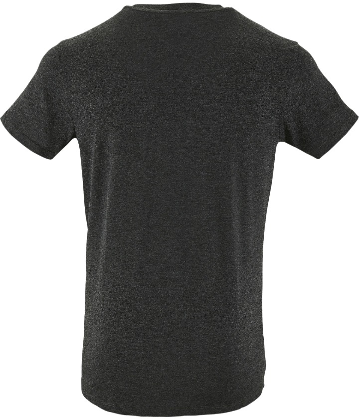 Футболка мужская Sol’s REGENT FIT 00553348 L угольный меланж фото 5