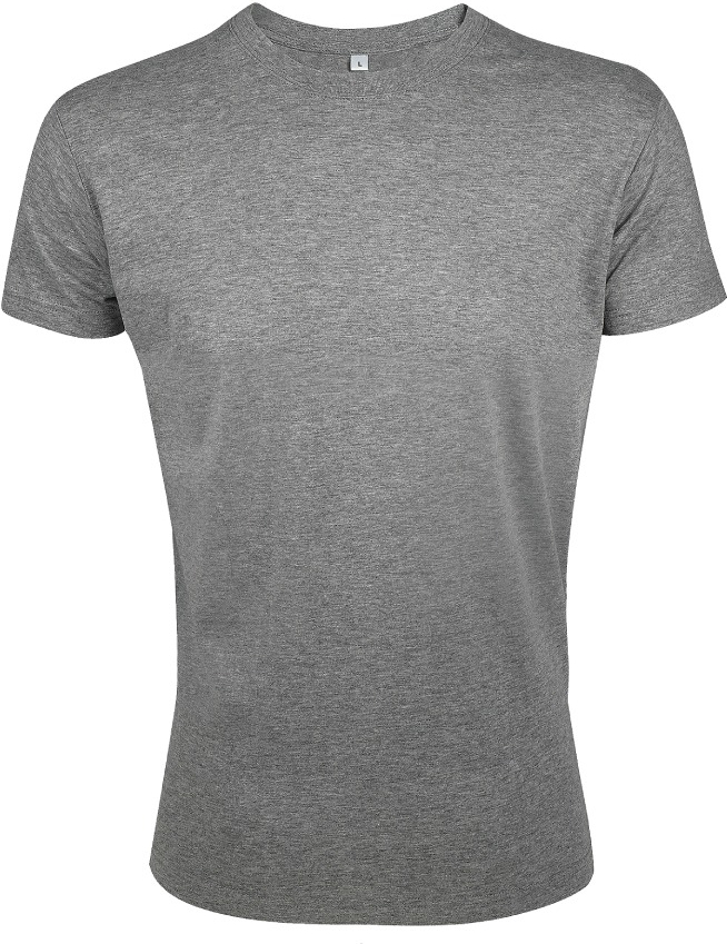 Футболка мужская Sol’s REGENT FIT 00553350 L серый меланж фото 4