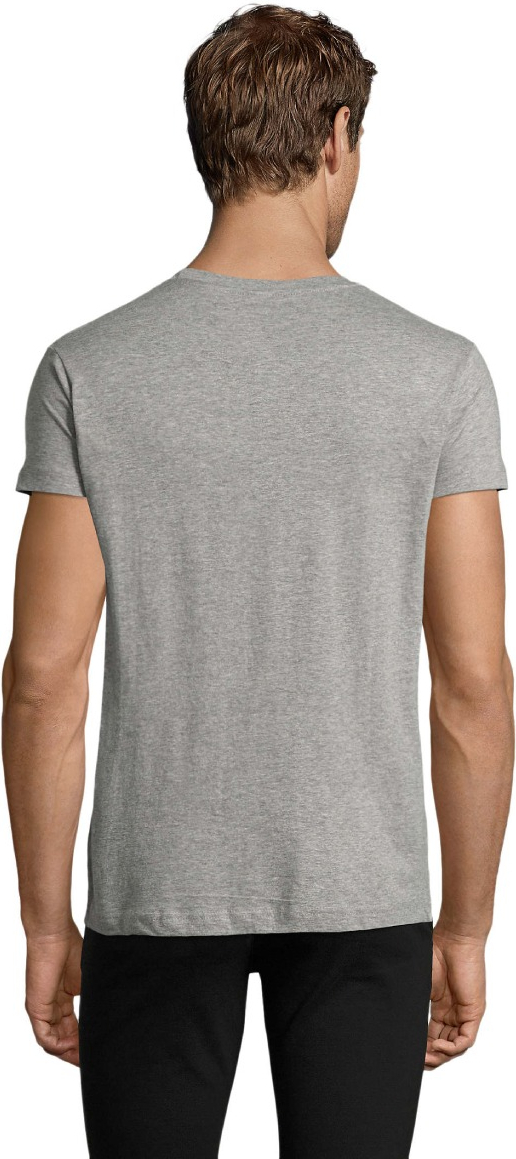 Футболка мужская Sol’s REGENT FIT 00553350 L серый меланж фото 2