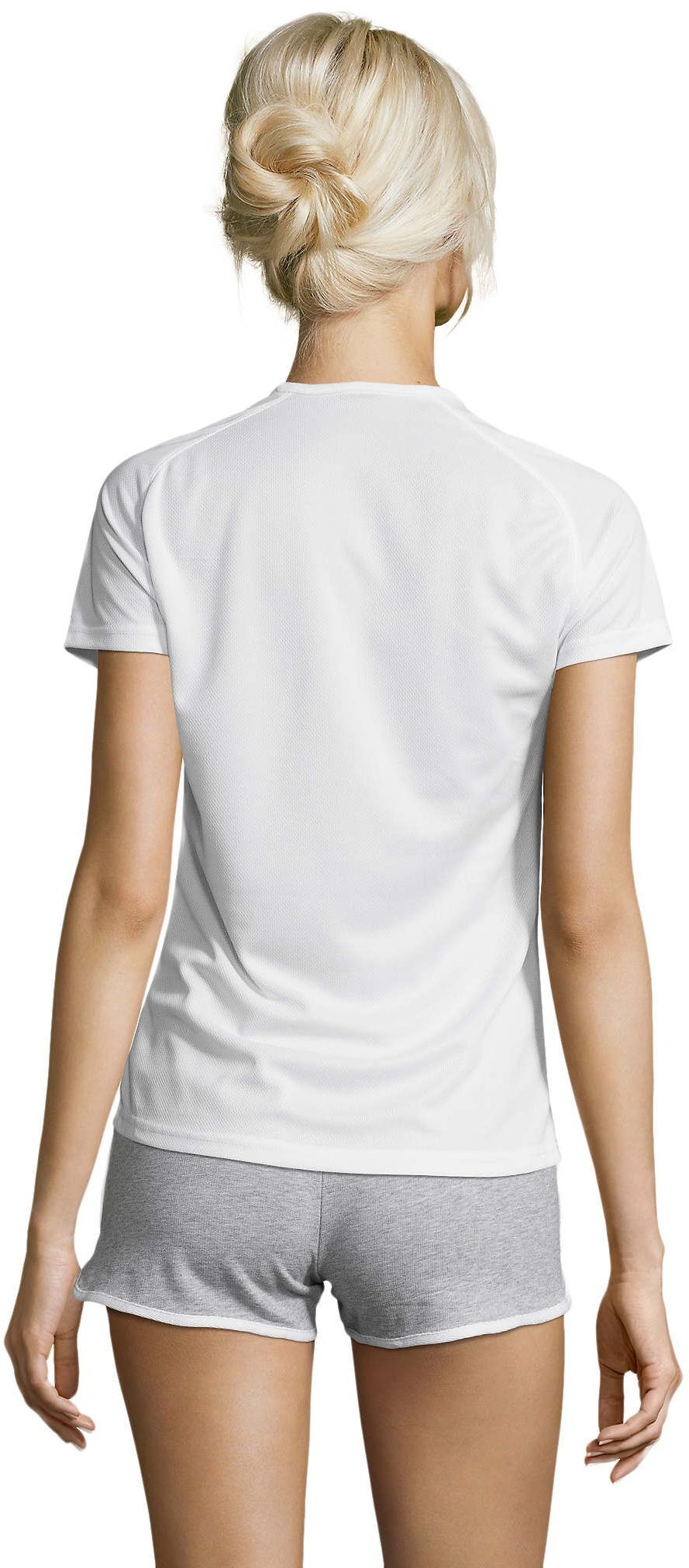 Футболка спортивная женская Sol’s SPORTY WOMEN 01159102 L белый фото 2