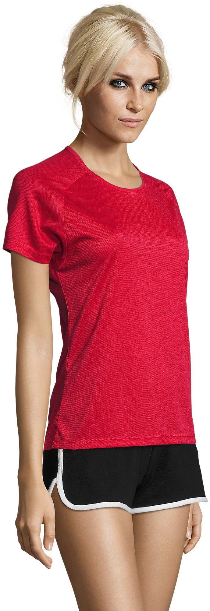 Футболка спортивная женская Sol’s SPORTY WOMEN 01159145 L красный фото 3