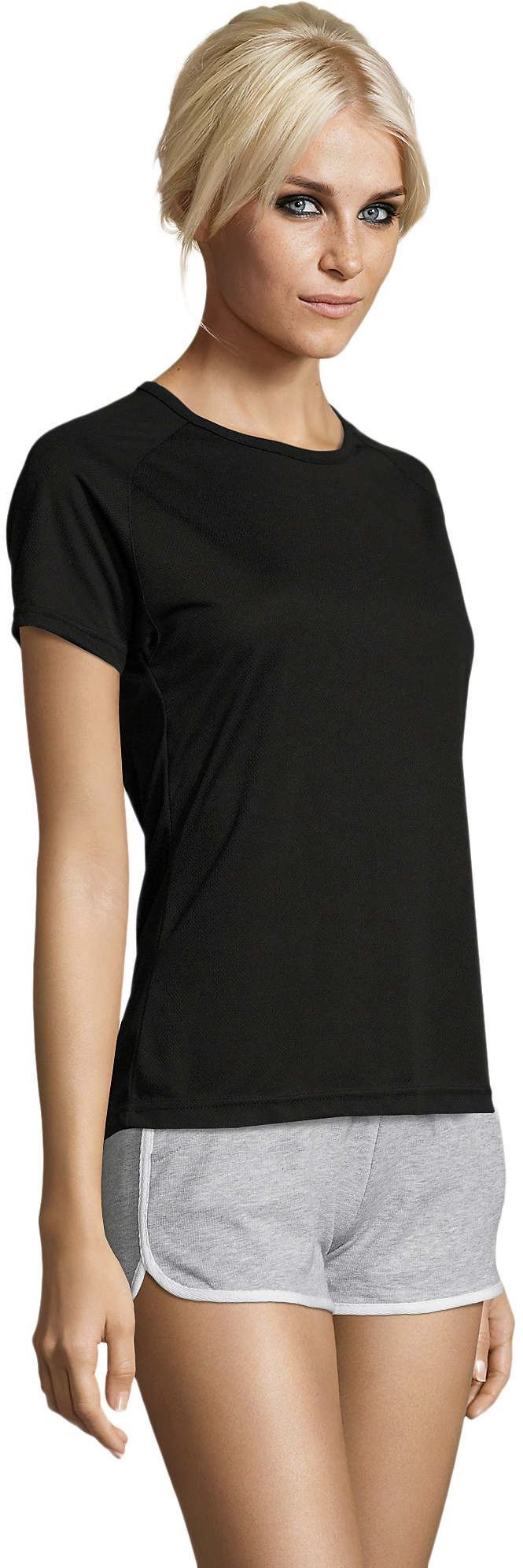 Футболка спортивная женская Sol’s SPORTY WOMEN 01159312 L черный фото 3