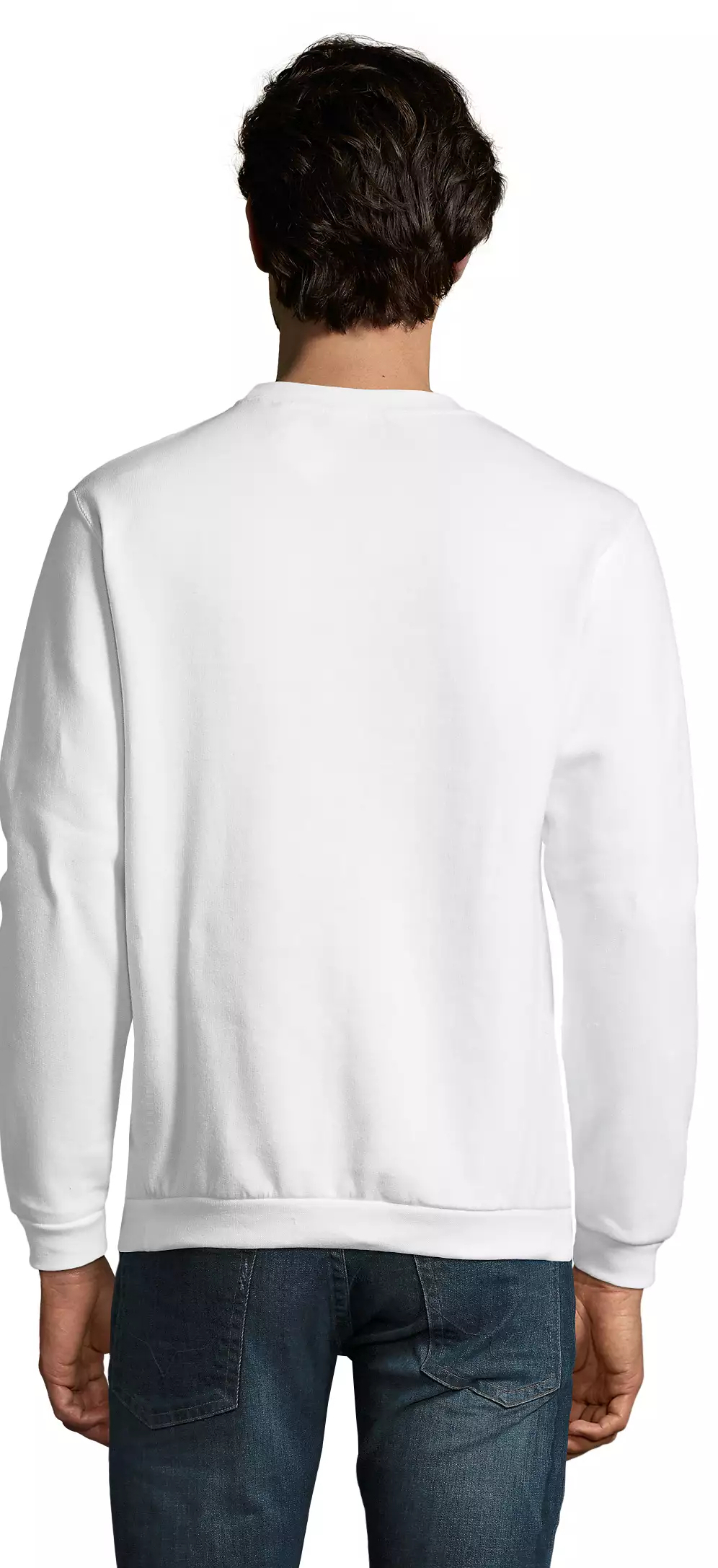 Світшот чоловічий Sol’s SPIDER 01168102 L білийфото2