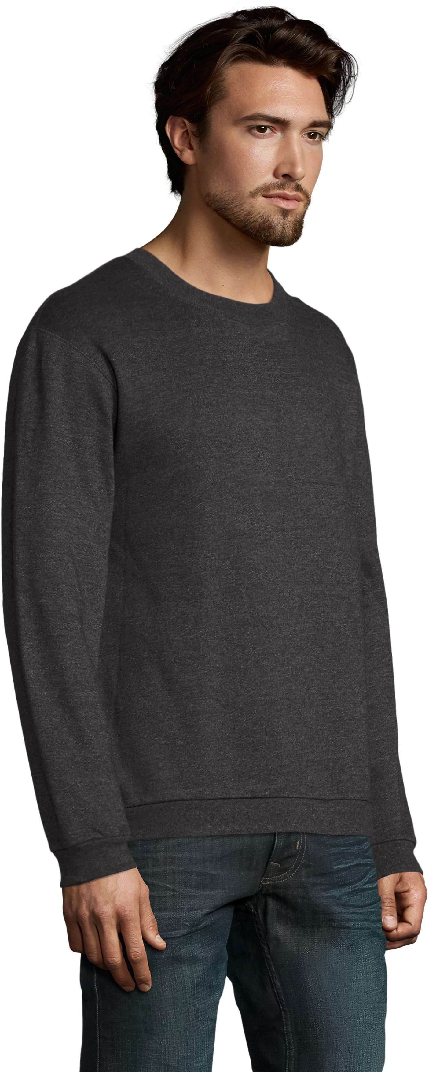 Світшот чоловічий Sol’s SPIDER 01168348 L вугільний меланжфото3