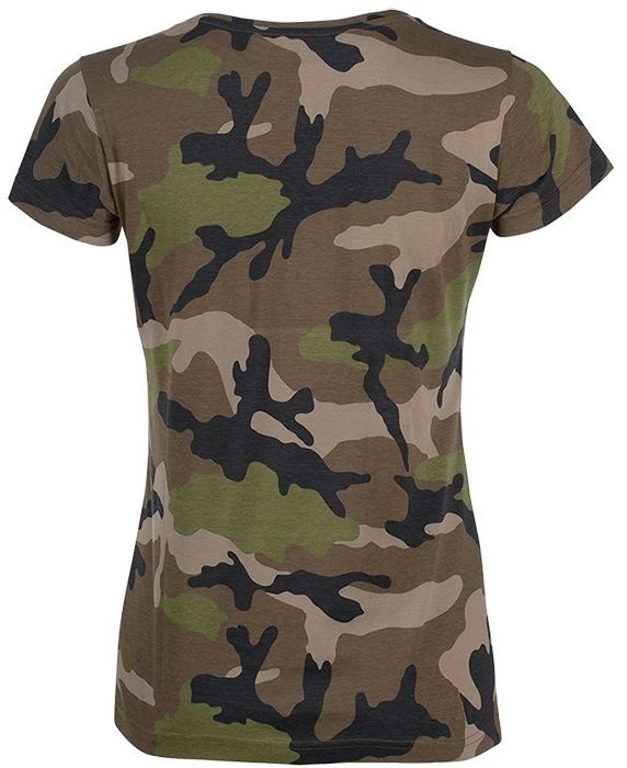 Футболка хлопковая женская Sol’s CAMO WOMEN 01187986 L камуфляж фото 5