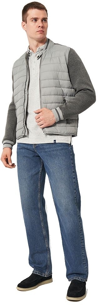 Куртка мужская Sol’s VOLCANO 1644501 L серый меланж/металлик фото 3