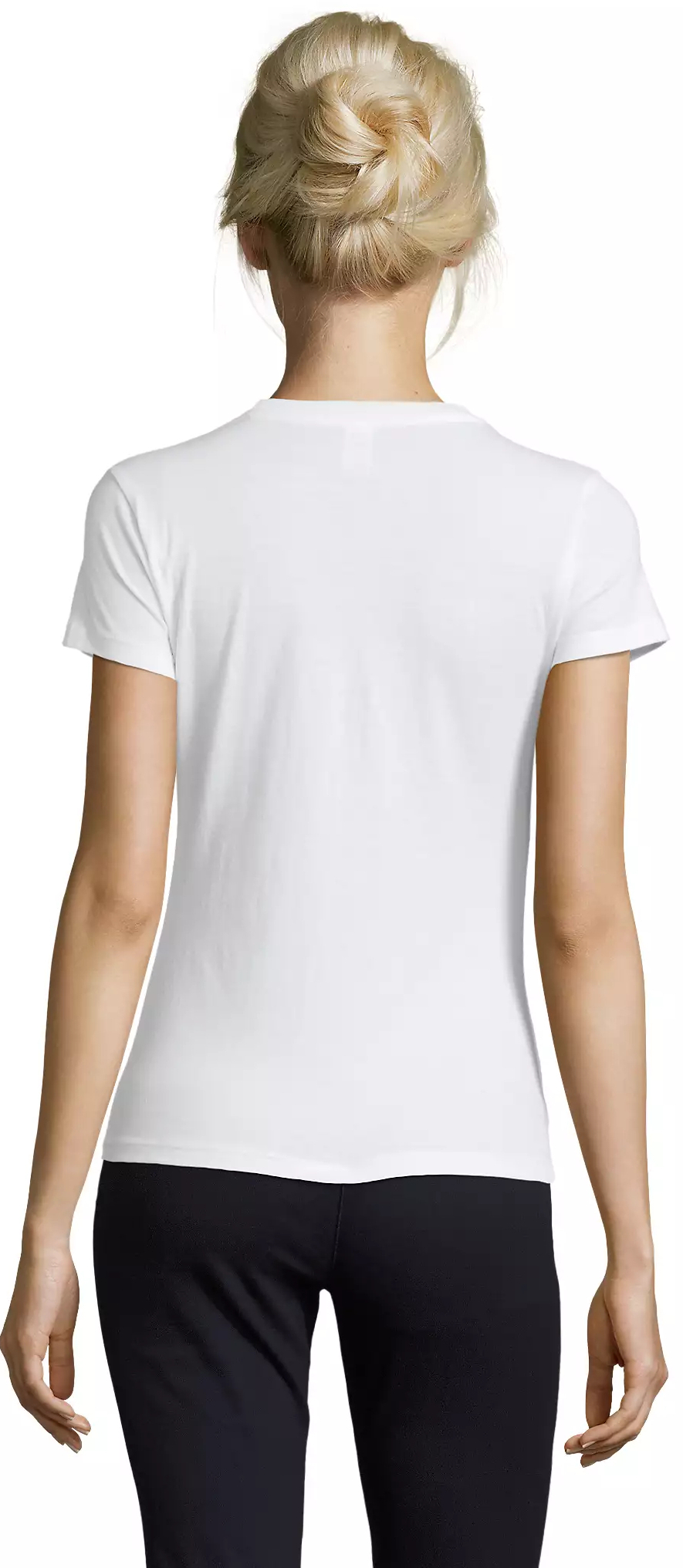 Футболка бавовняна жіноча Sol’s REGENT WOMEN 01825102 L білийфото2