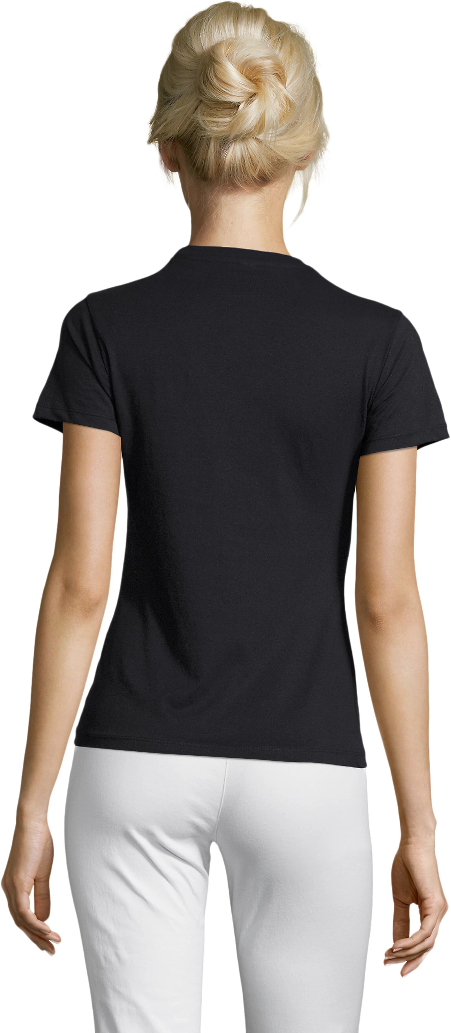 Футболка хлопковая женская Sol’s REGENT WOMEN 01825318 L темно-синий фото 2