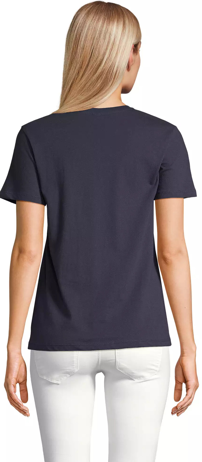 Футболка хлопковая женская Sol’s REGENT WOMEN 01825319 L темно-синий фото 2
