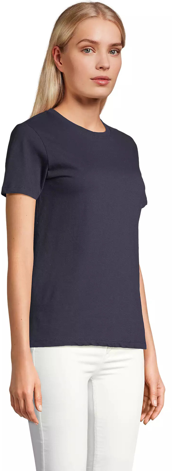 Футболка хлопковая женская Sol’s REGENT WOMEN 01825319 L темно-синий фото 3