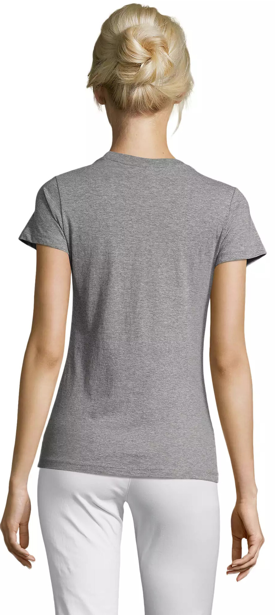 Футболка женская Sol’s REGENT WOMEN 01825350 L серый меланж фото 2