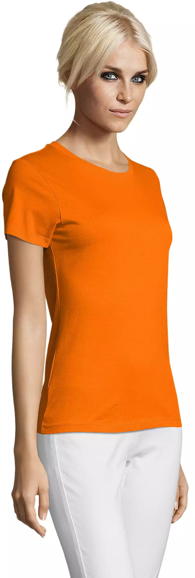 Футболка бавовняна жіноча Sol’s REGENT WOMEN 01825400 M помаранчевийфото3