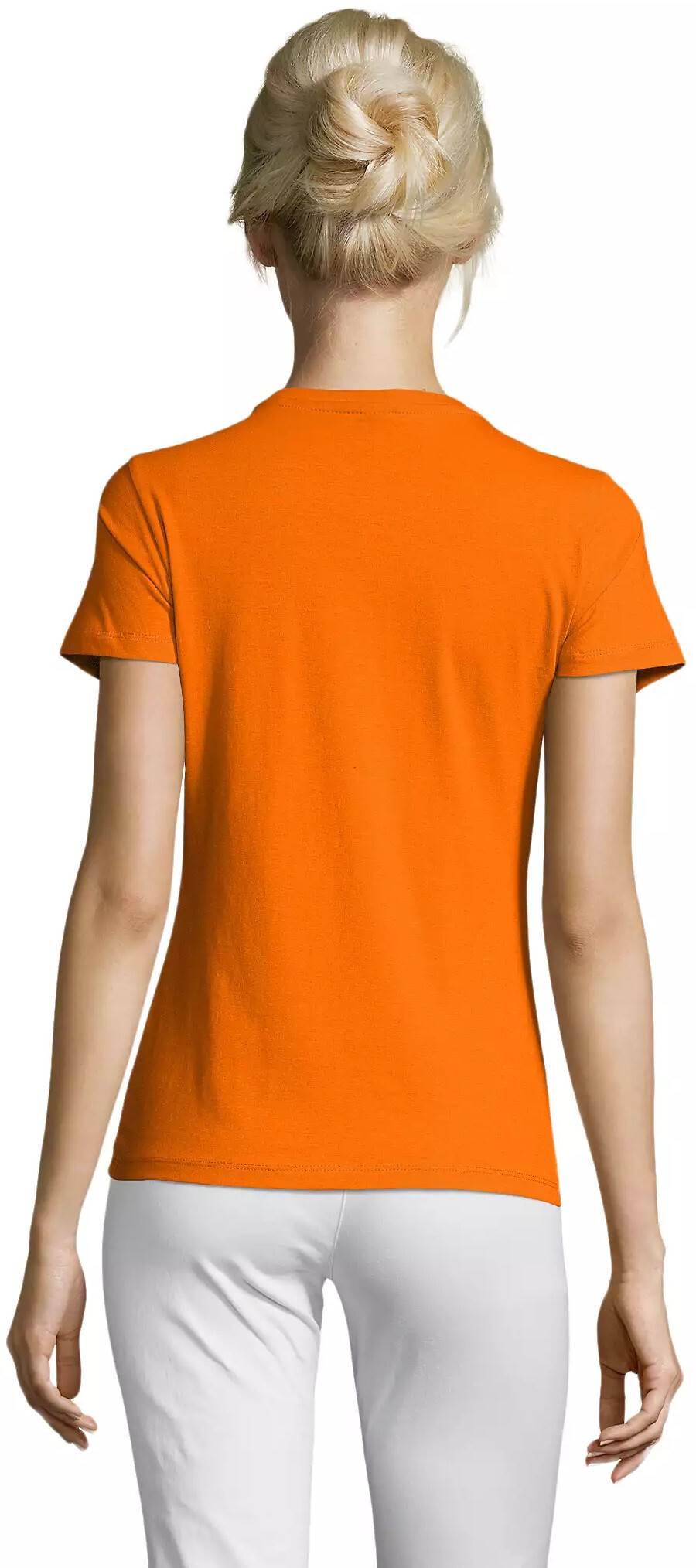 Футболка бавовняна жіноча Sol’s REGENT WOMEN 01825400 M помаранчевийфото2