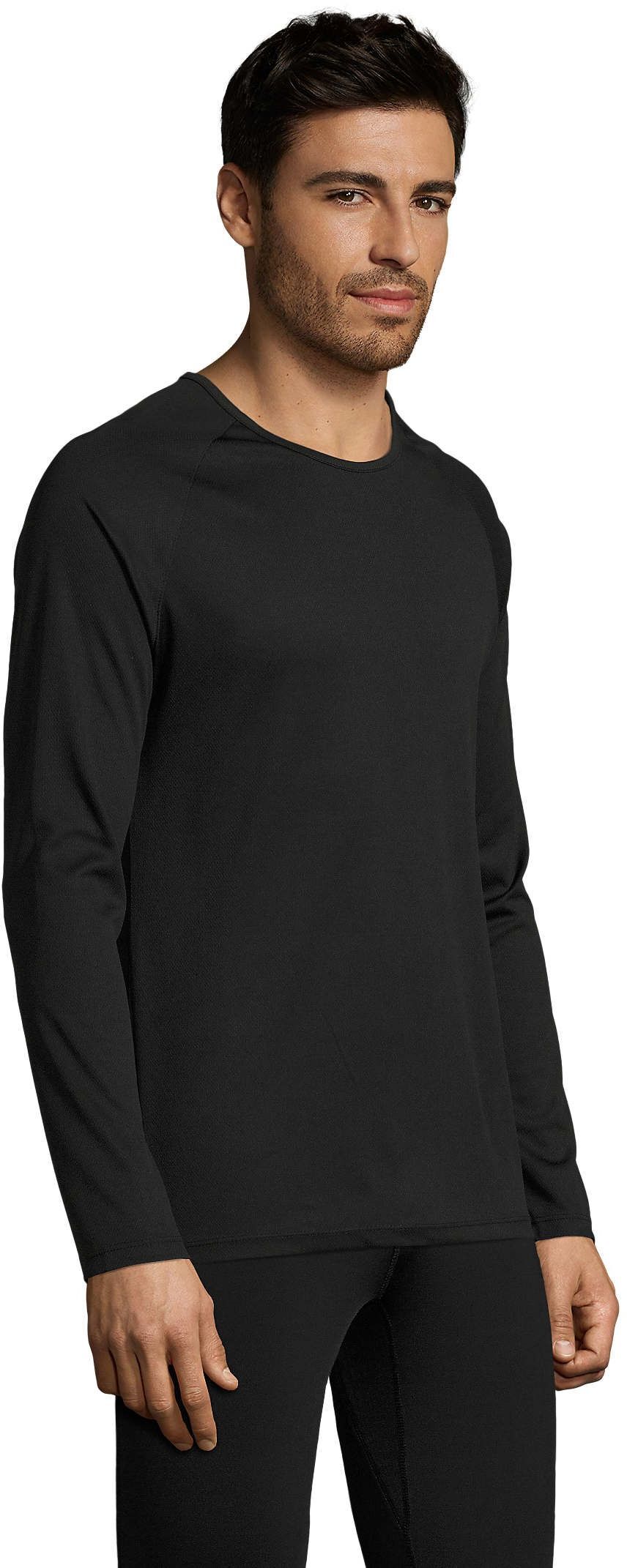Лонгслив мужской Sol’s SPORTY LSL MEN 02071312 L черный фото 3