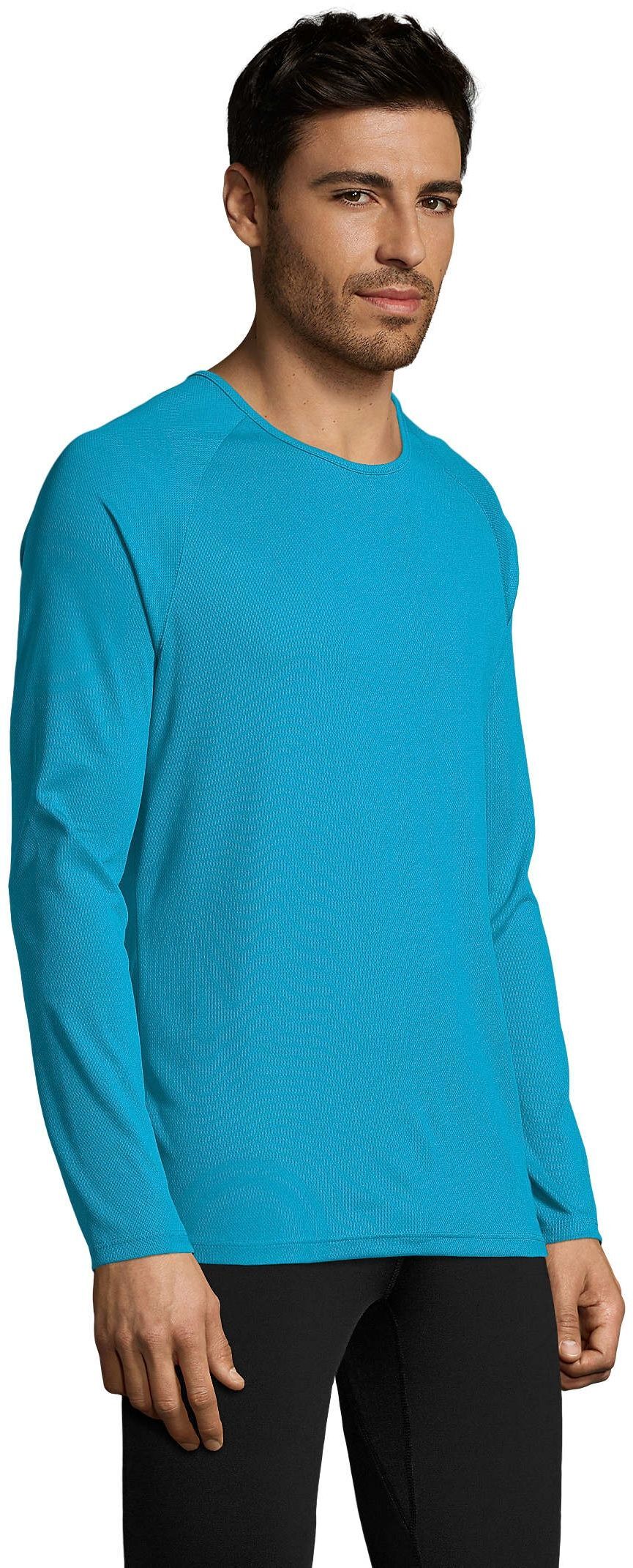 Лонгслив мужской Sol’s SPORTY LSL MEN 02071321 L морской фото 3