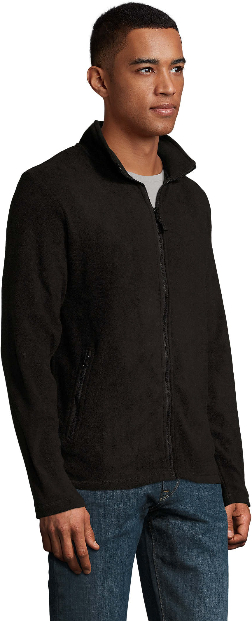 Флисовая кофта мужская Sol’s NORMAN MEN 02093312 L черный фото 3