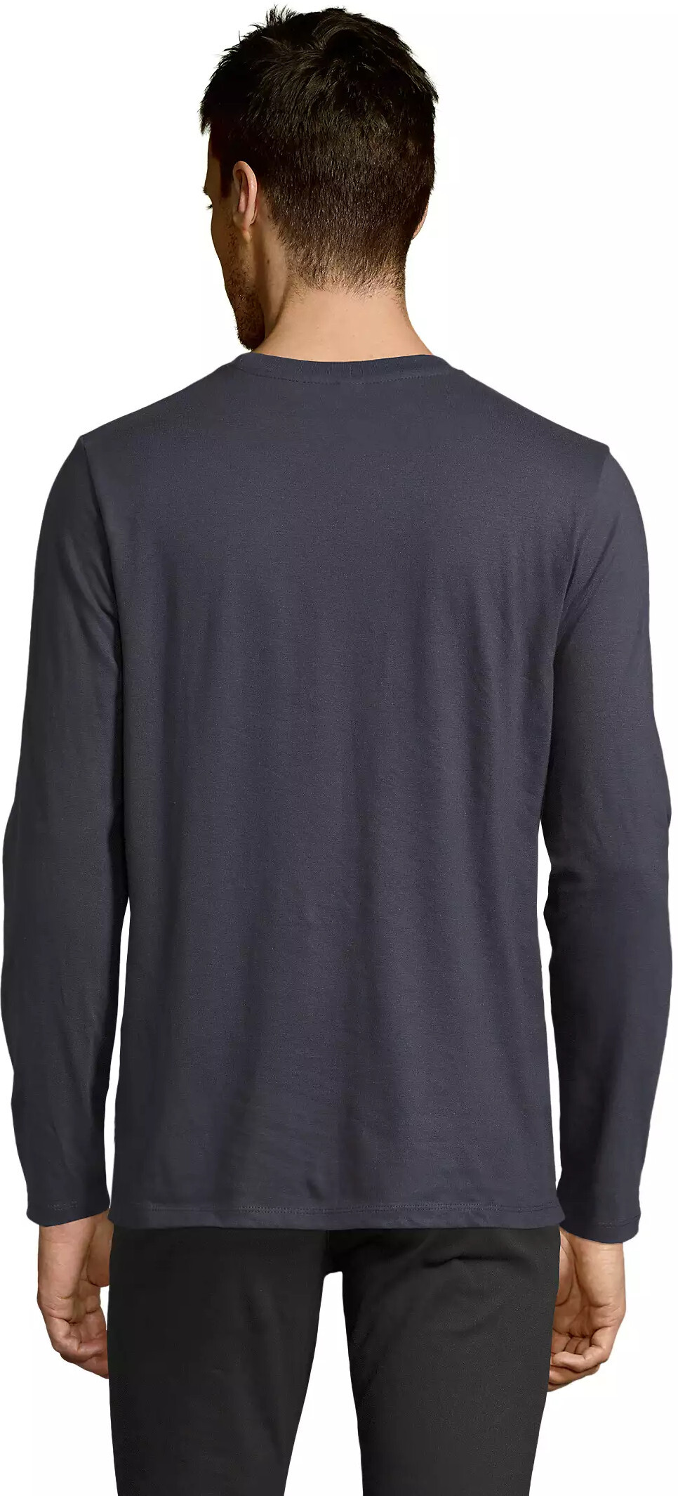 Лонгслів бавовняний чоловічий Sol’s Imperial lst men 02074381 L графітовийфото2