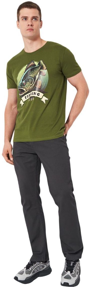 Футболка хлопковая мужская Sol’s MARTIN MEN 02855289/400 L Хаки фото 