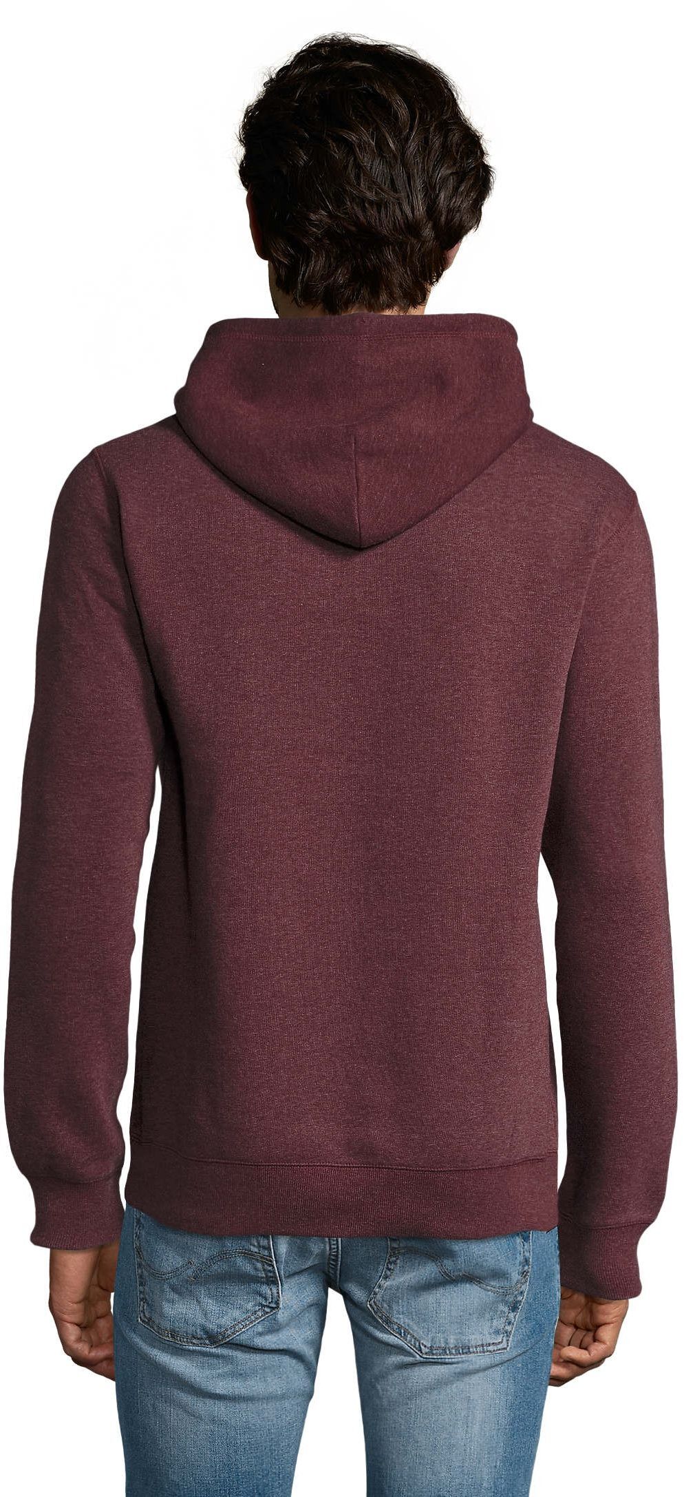Худи мужское Sol’s SPENCER 02991148 L темно-бордовый меланж фото 2