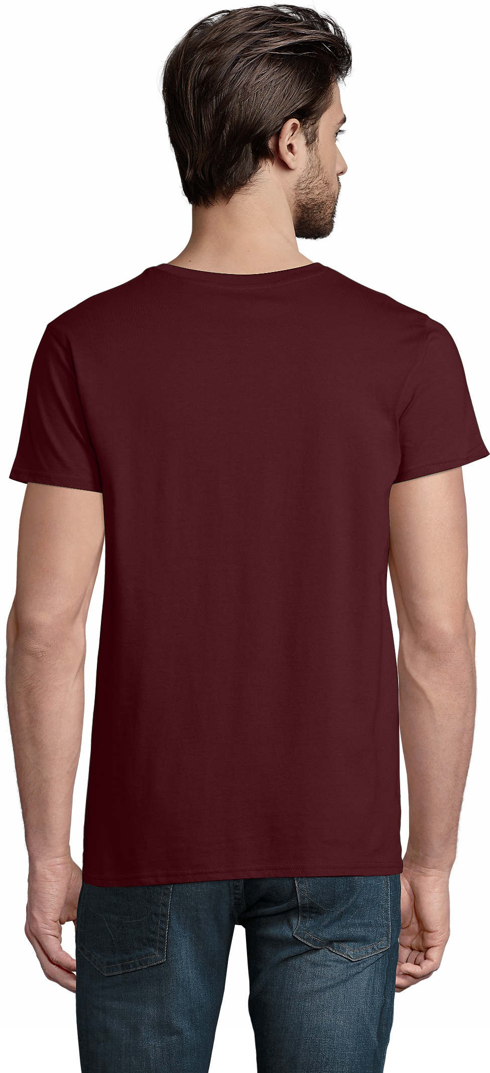 Футболка чоловіча Sol’s PIONEER MEN 03565146 L бордовийфото2