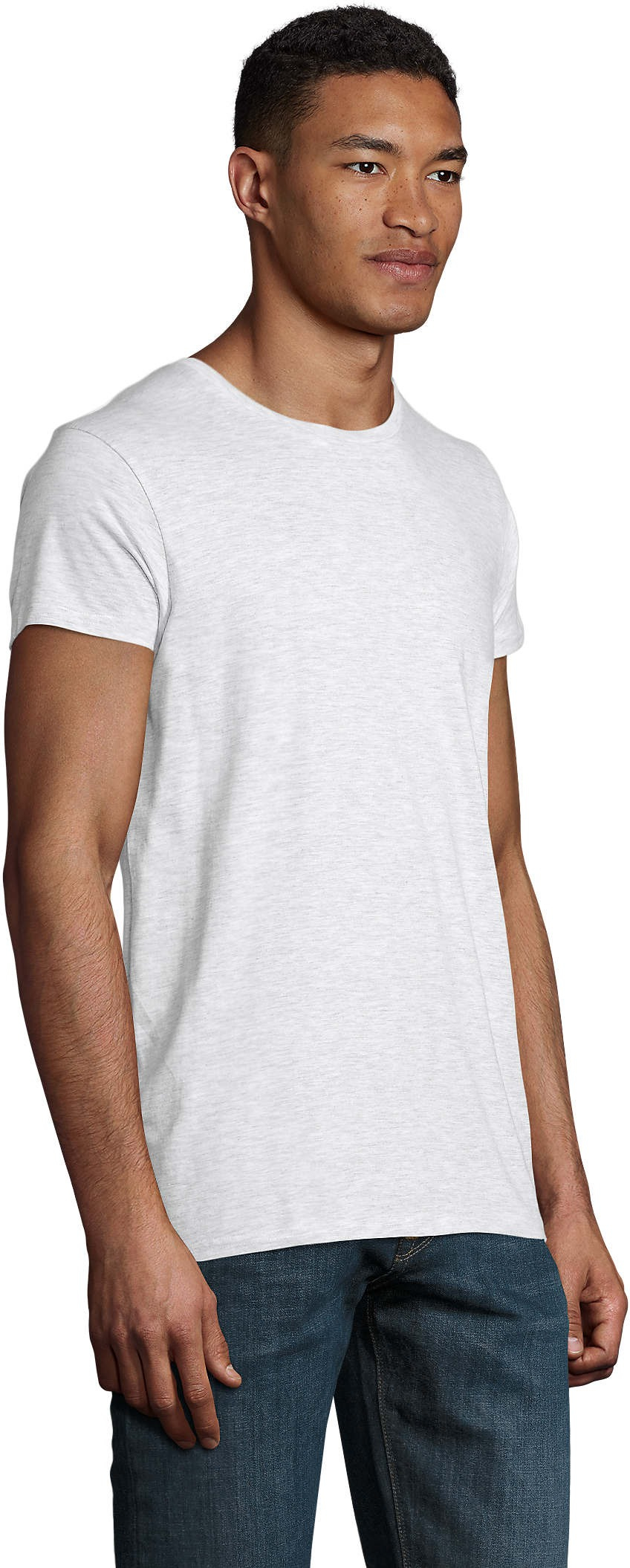 Футболка мужская Sol’s PIONEER MEN 03565300 L светло-серый меланж фото 3