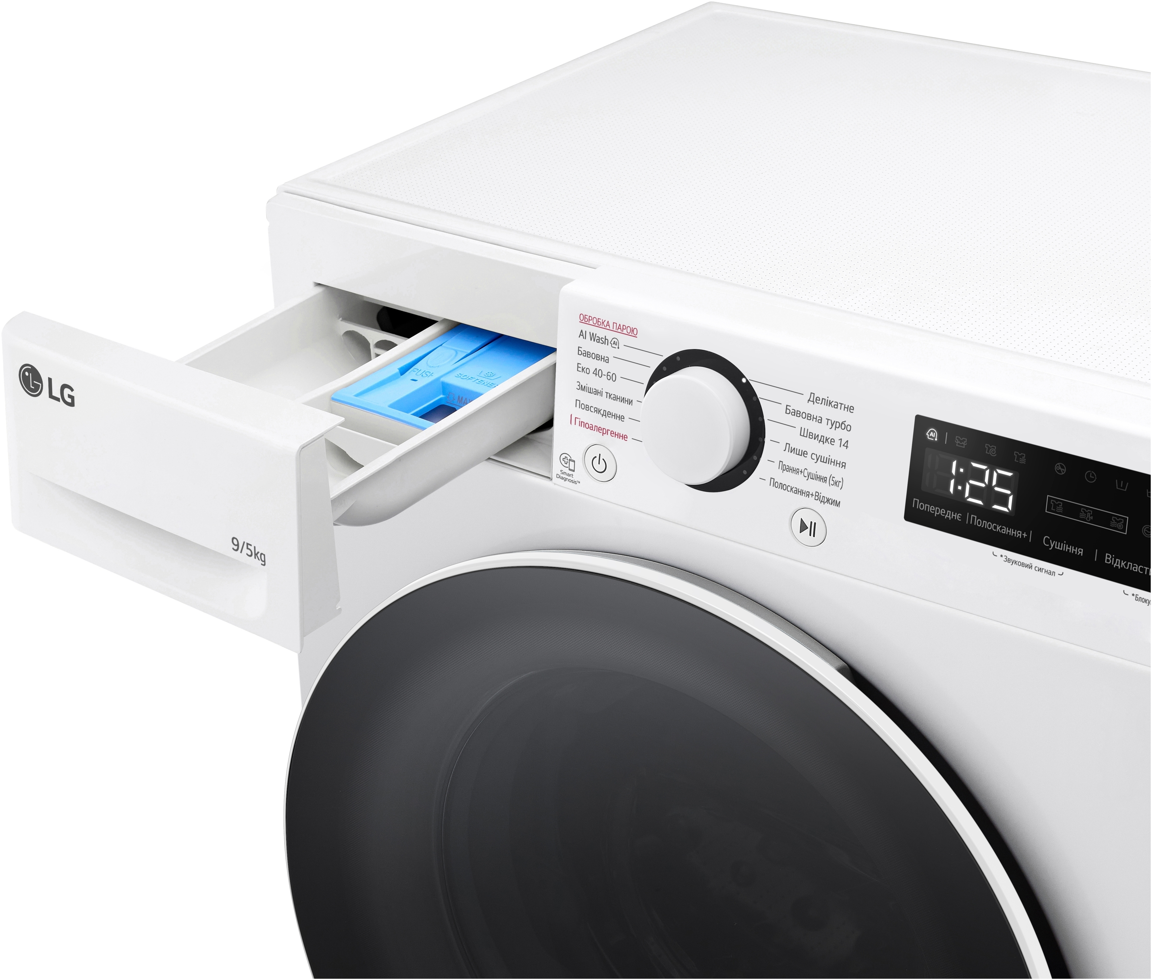 Прально-сушильна машина LG F2R5FG0Wфото12