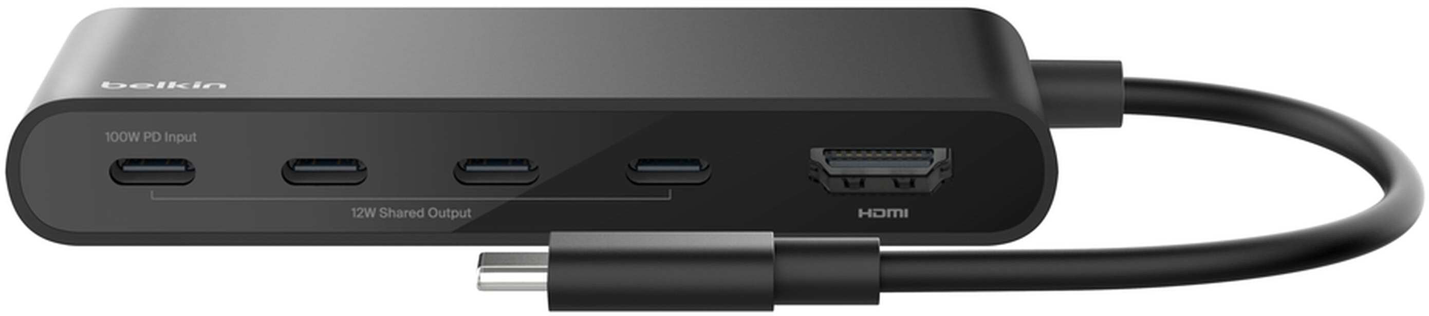 Хаб Belkin USB-C 5в1 Multiport Dock (AVC021HQBK0) фото 2