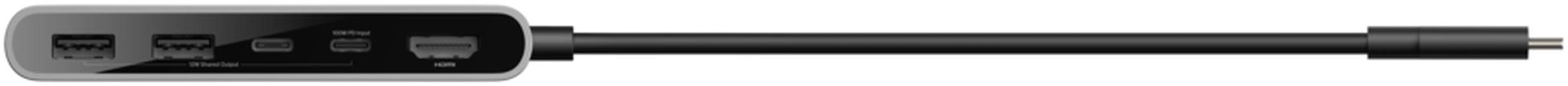 Хаб Belkin USB-C 5в1 Multiport Dock 100Вт (AVC022HQSGY)фото5