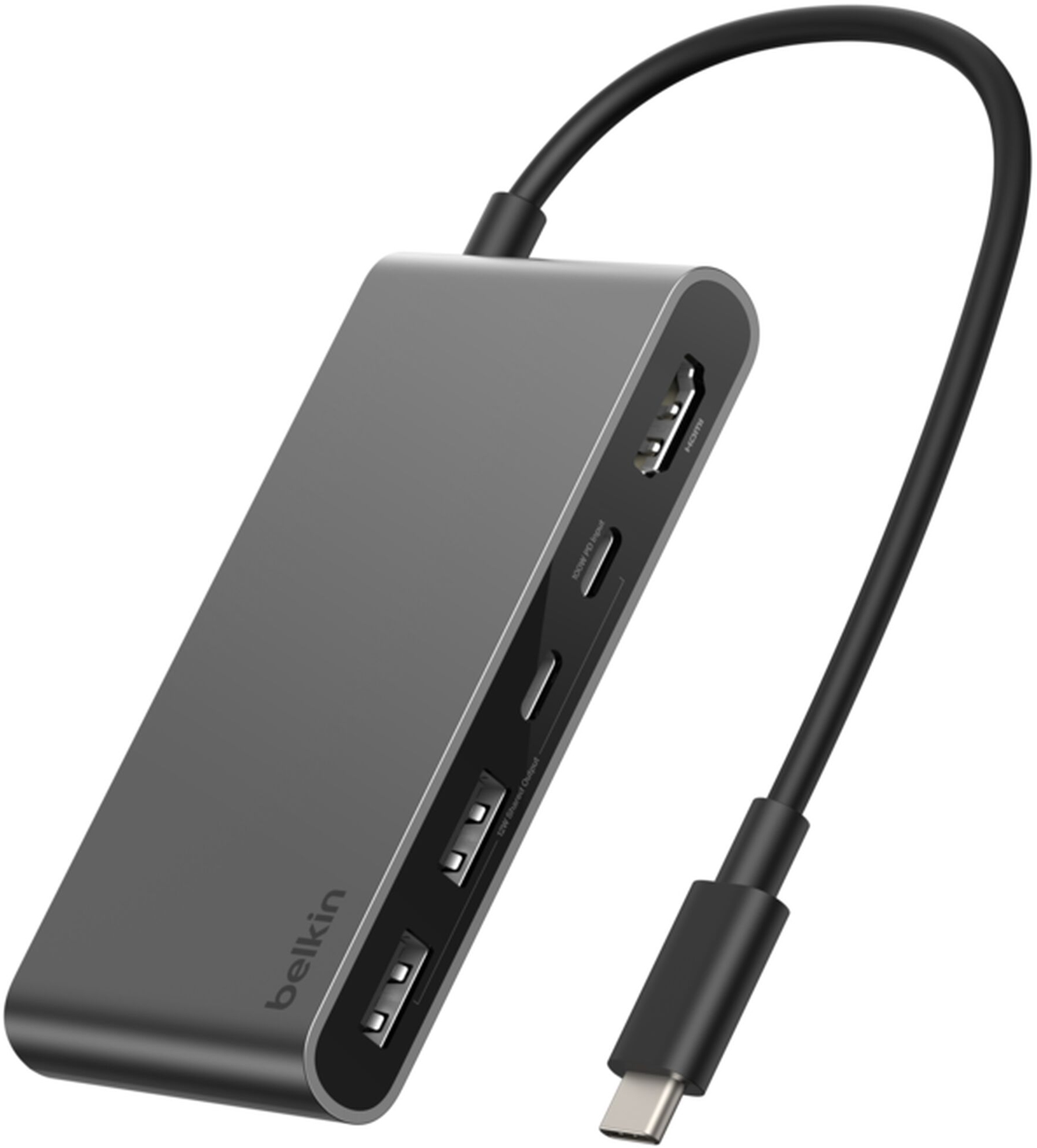 Хаб Belkin USB-C 5в1 Multiport Dock 100Вт (AVC022HQSGY)фото2