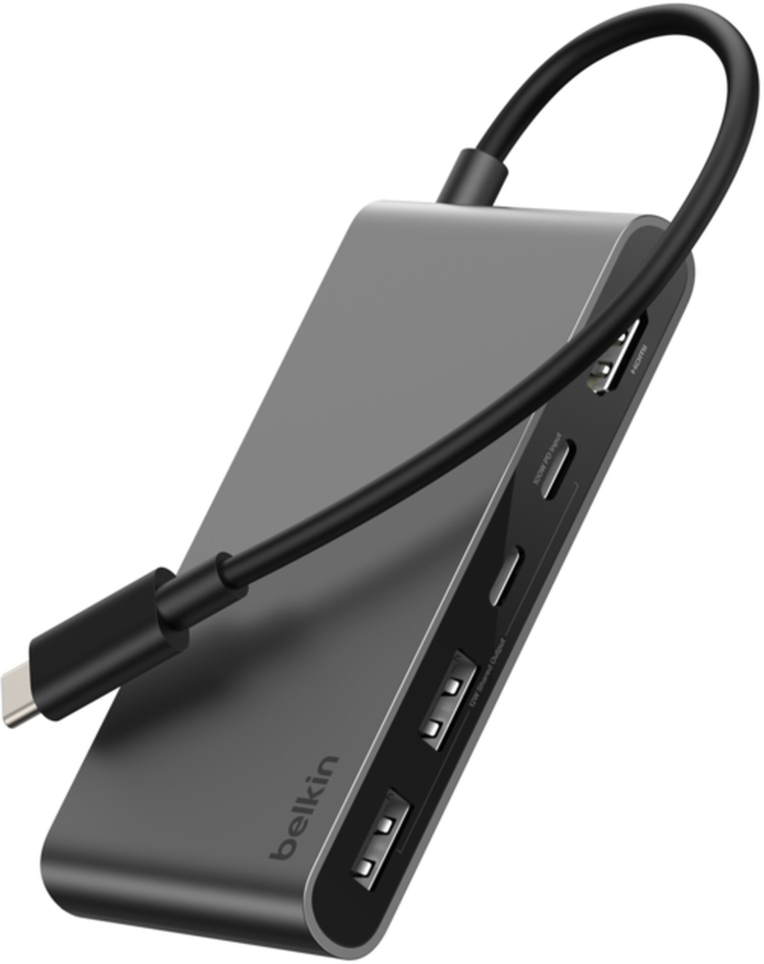 Хаб Belkin USB-C 5в1 Multiport Dock 100Вт (AVC022HQSGY)фото3