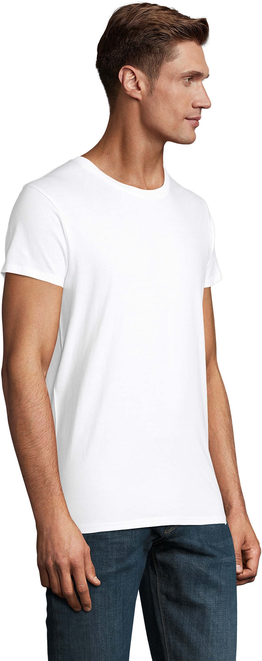 Футболка чоловіча Sol’s CRUSADER MEN 03582102 L білийфото3