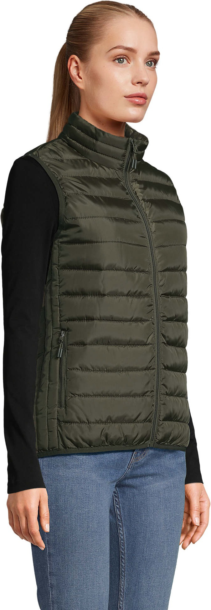 Жилет женский Sol’s STREAM BW WOMEN 4021269 L армейский фото 3