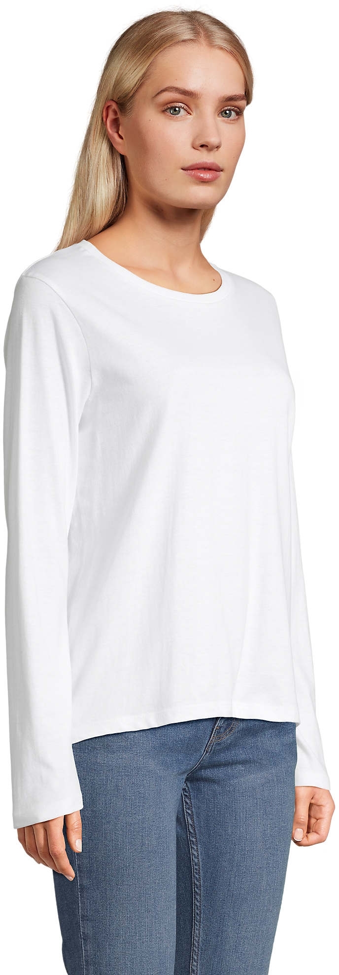 Лонгслив женский хлопковый Sol’s MONARCH WOMEN 04443102 L белый фото 3