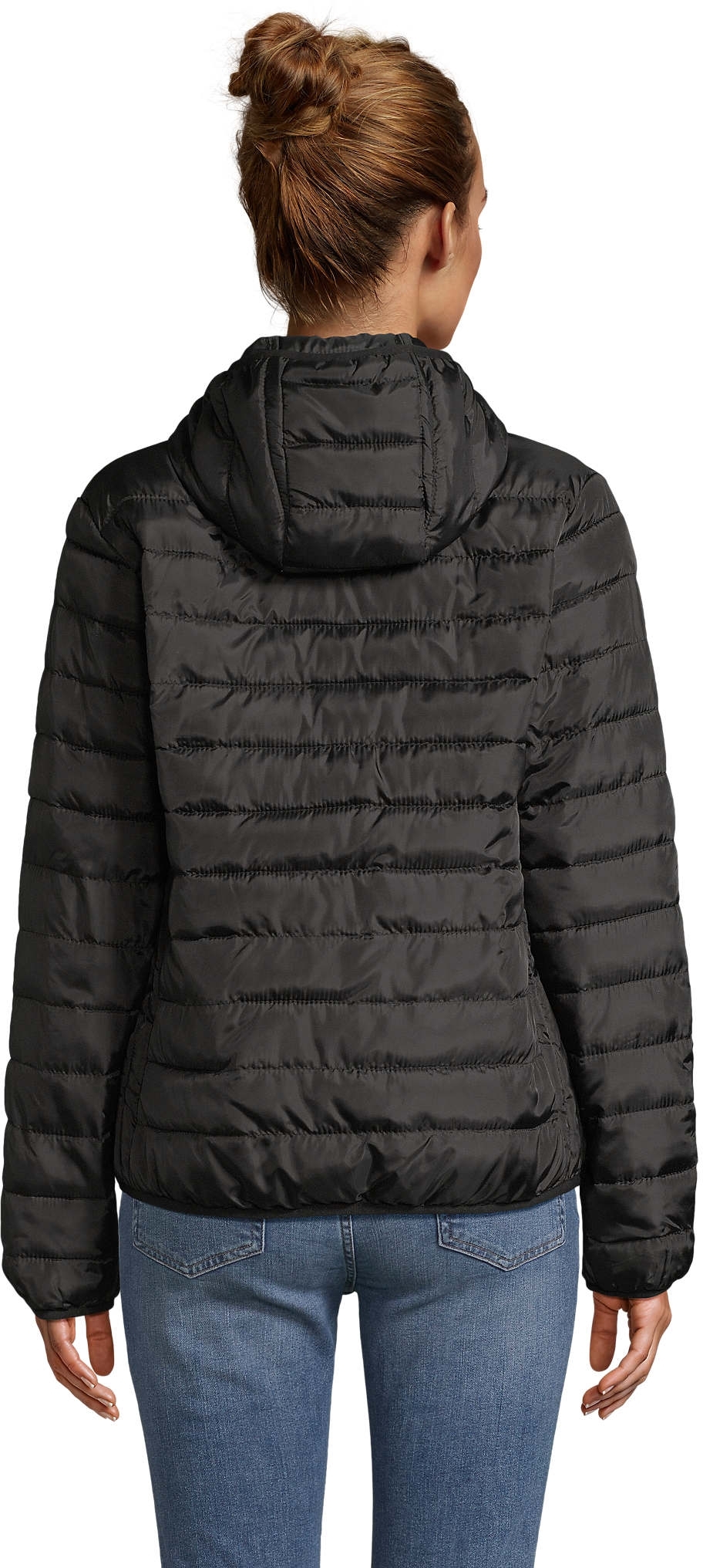 Куртка жіноча Sol’s STREAM HOODED WOMEN 04445 S чорнийфото3