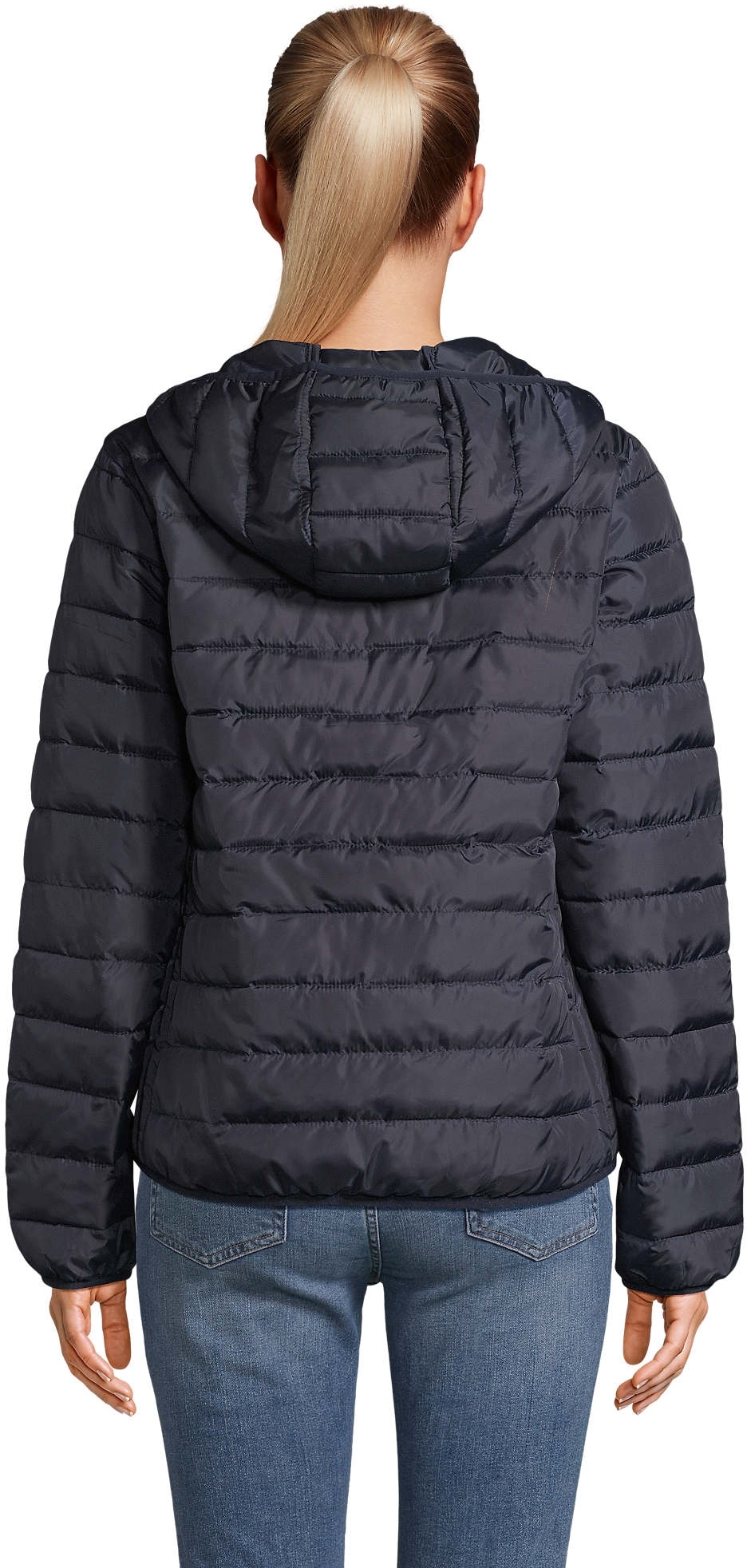 Куртка жіноча Sol’s STREAM HOODED WOMEN 04445 L темно-синійфото3